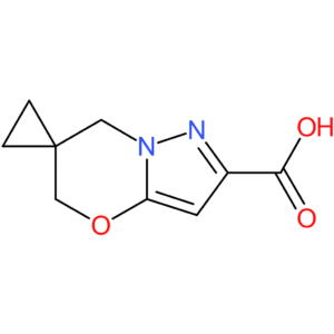 1′,3′-Dihydrospiro{cyclopropane-1,2′-pyrazolo[3,2-b][1,3]oxazine}-6′-carboxylic acid