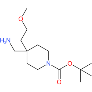 tert-Butyl 4-(aminomethyl)-4-(2-methoxyethyl)piperidine-1-carboxylate