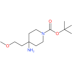 tert-Butyl 4-amino-4-(2-methoxyethyl)piperidine-1-carboxylate