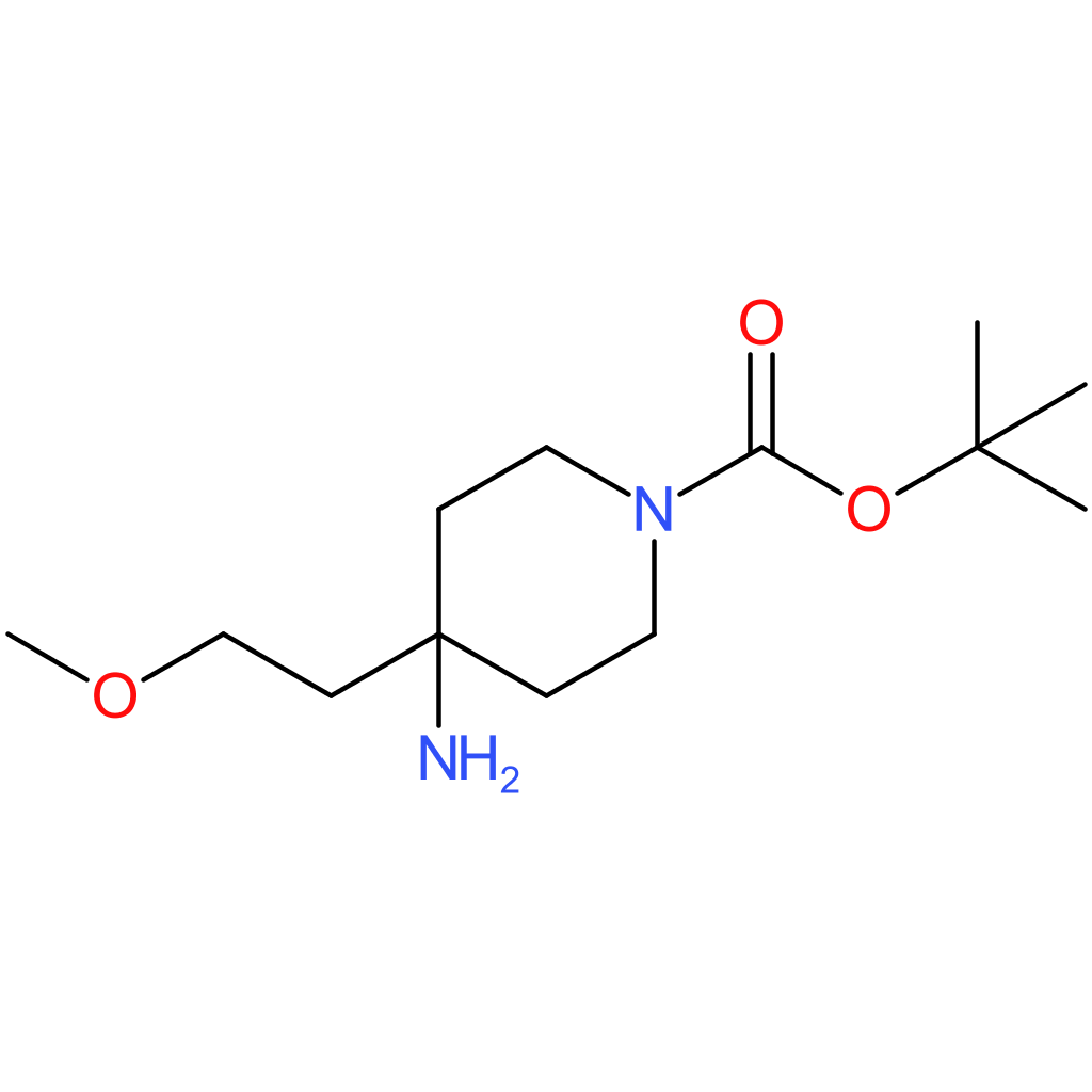 tert-Butyl 4-amino-4-(2-methoxyethyl)piperidine-1-carboxylate