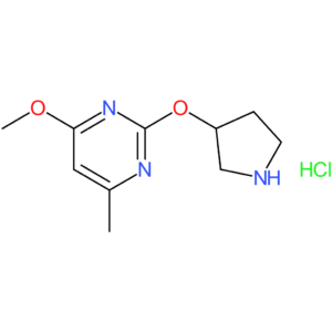 4-Methoxy-6-methyl-2-(pyrrolidin-3-yloxy)pyrimidine hydrochloride