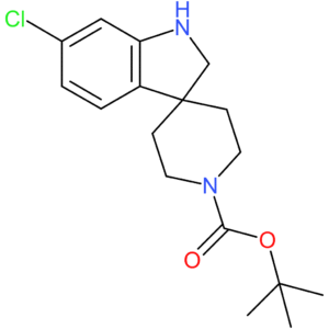tert-Butyl 6-chloro-1,2-dihydrospiro[indole-3,4′-piperidine]-1′-carboxylate