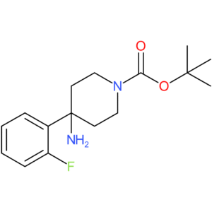 tert-Butyl 4-amino-4-(2-fluorophenyl)piperidine-1-carboxylate