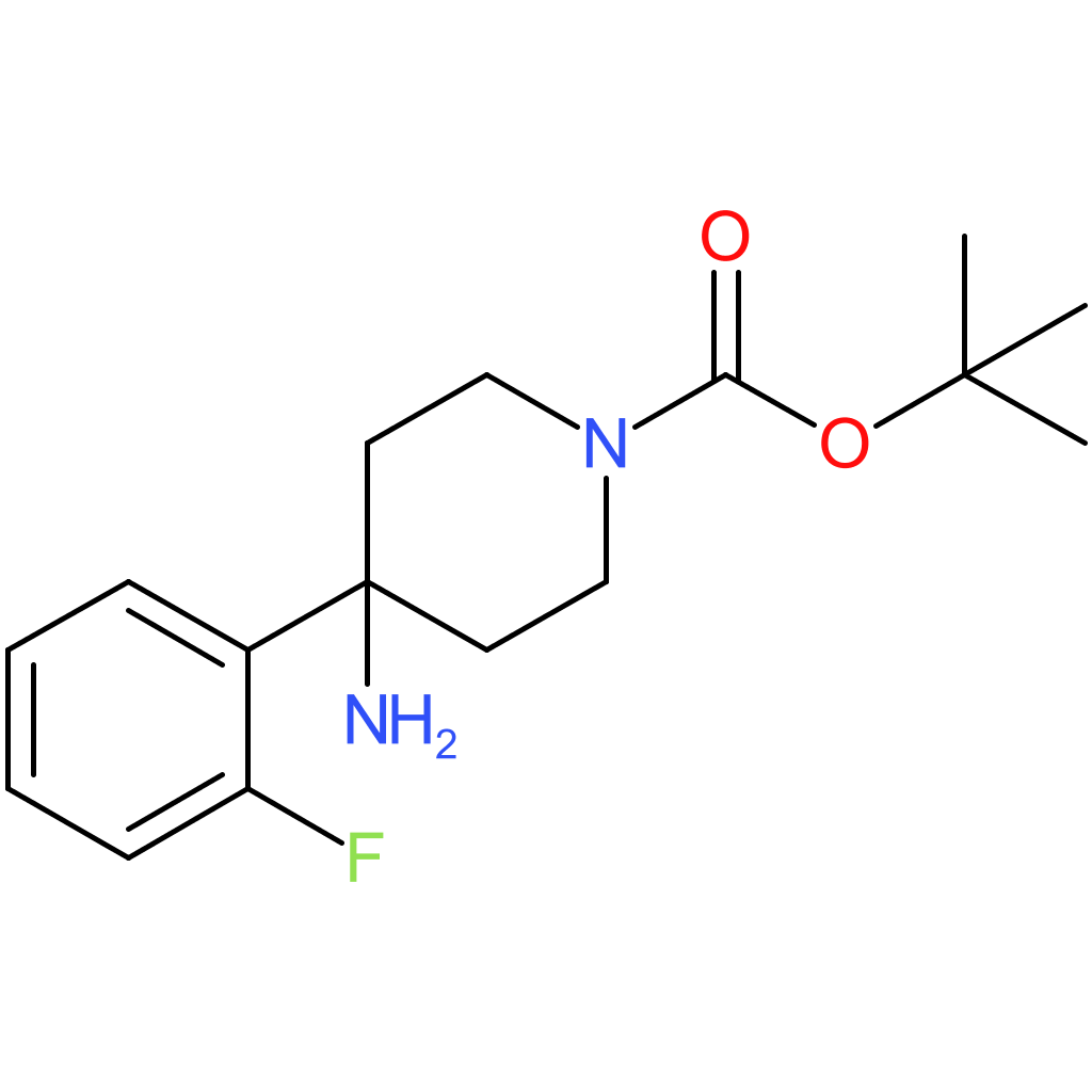 tert-Butyl 4-amino-4-(2-fluorophenyl)piperidine-1-carboxylate