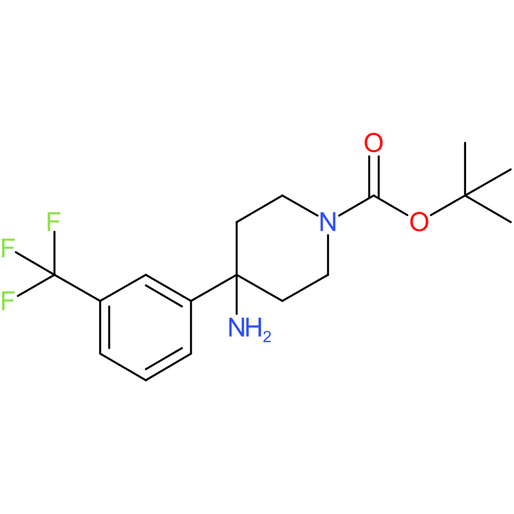 tert-Butyl 4-amino-4-[3-(trifluoromethyl)phenyl]piperidine-1-carboxylate