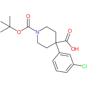 1-(tert-Butoxycarbonyl)-4-(3-chlorophenyl)piperidine-4-carboxylic acid