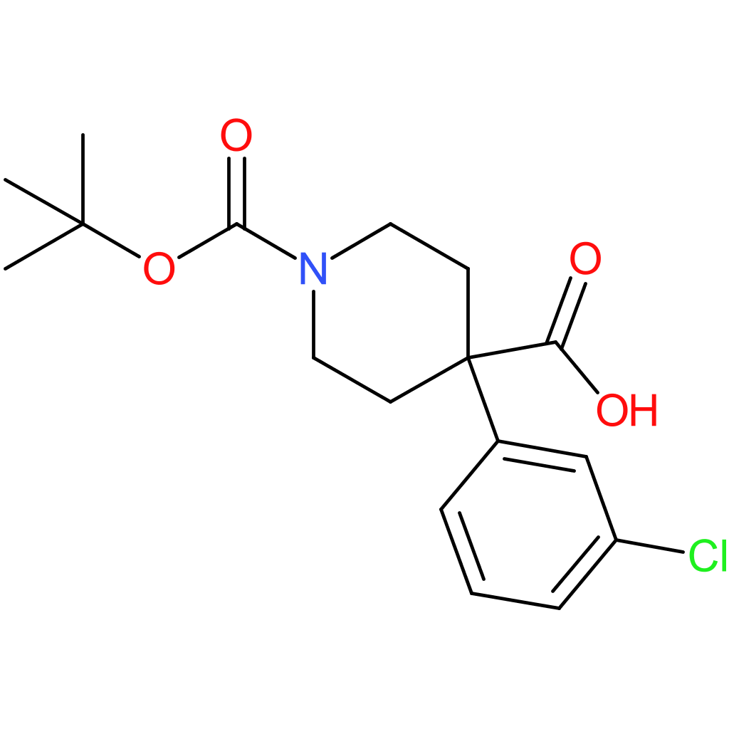 1-(tert-Butoxycarbonyl)-4-(3-chlorophenyl)piperidine-4-carboxylic acid