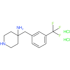 4-[3-(Trifluoromethyl)benzyl]piperidin-4-amine dihydrochloride