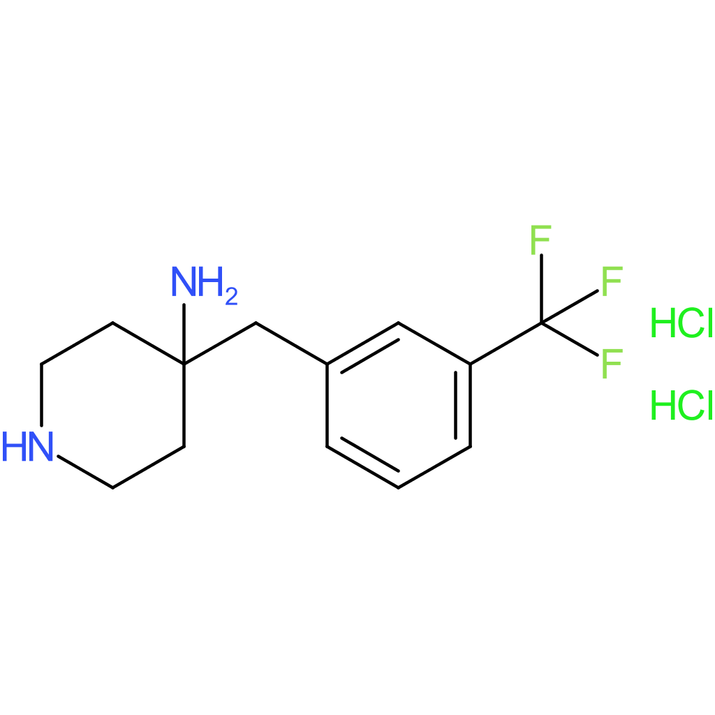 4-[3-(Trifluoromethyl)benzyl]piperidin-4-amine dihydrochloride