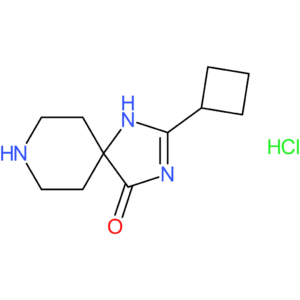2-Cyclobutyl-1,3,8-triazaspiro[4.5]dec-1-en-4-one hydrochloride