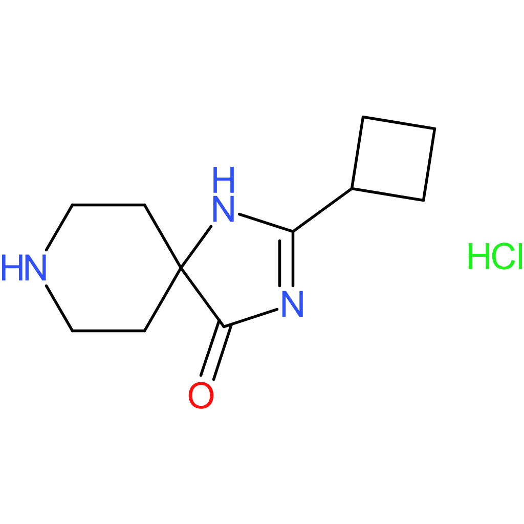 2-Cyclobutyl-1,3,8-triazaspiro[4.5]dec-1-en-4-one hydrochloride