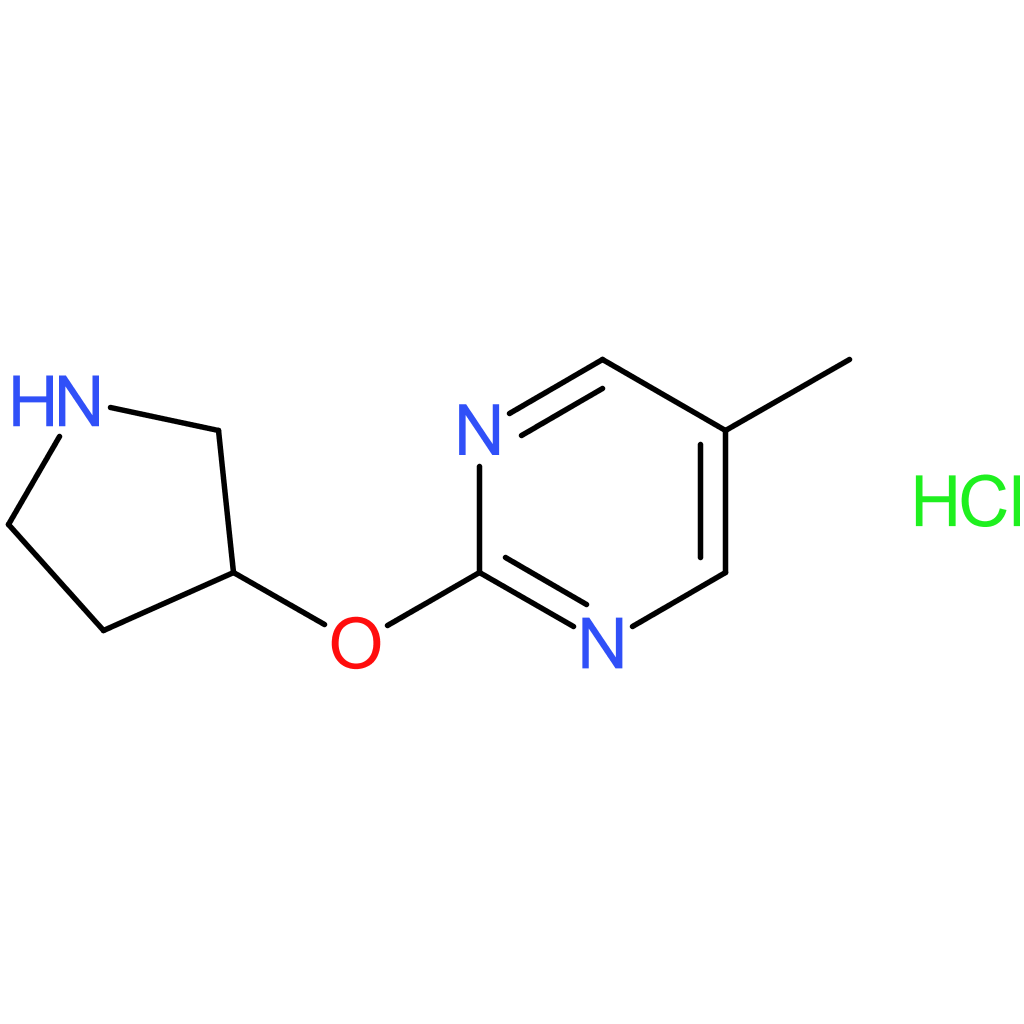 5-Methyl-2-(pyrrolidin-3-yloxy)pyrimidine hydrochloride