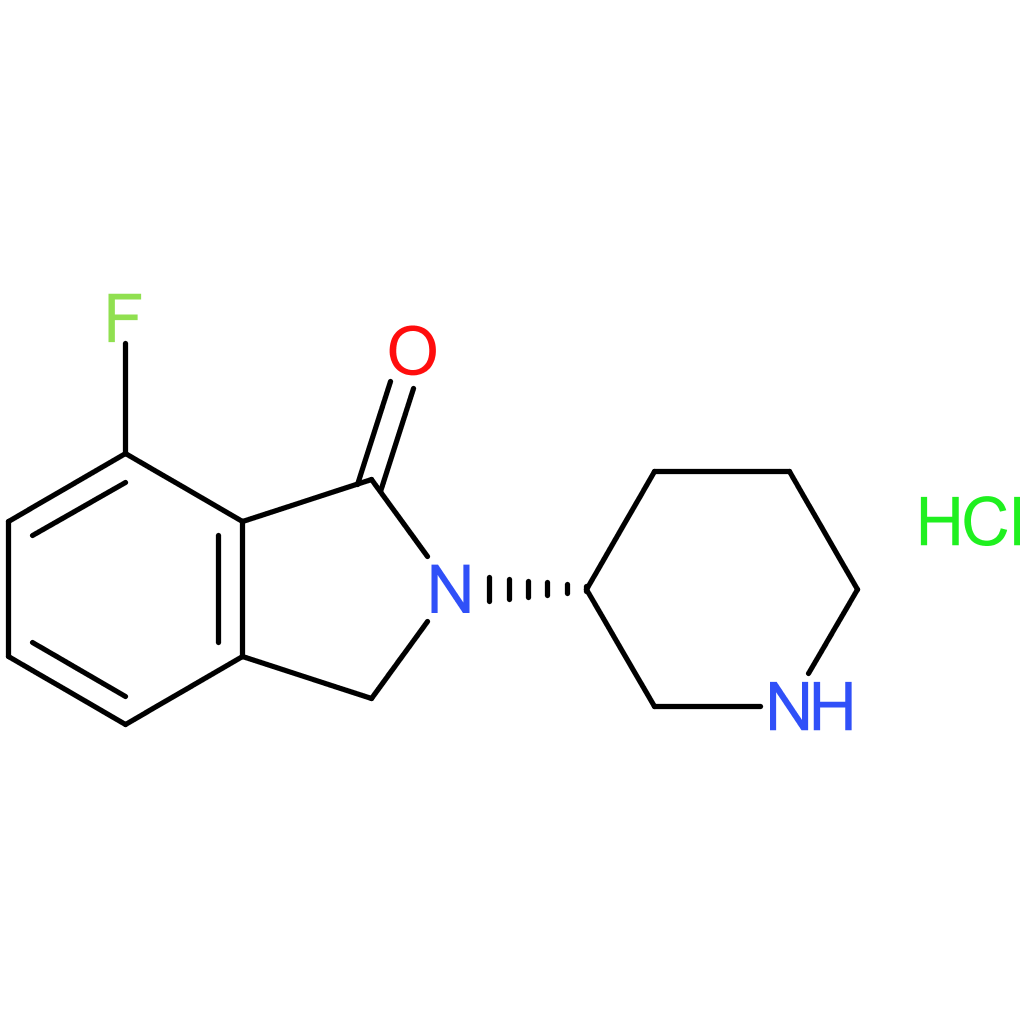 (R)-7-Fluoro-2-(piperidin-3-yl)isoindolin-1-one hydrochloride