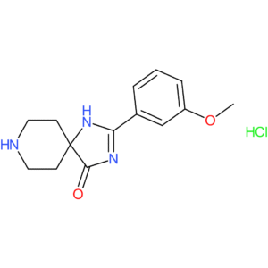 2-(3-Methoxyphenyl)-1,3,8-triazaspiro[4.5]dec-1-en-4-one hydrochloride
