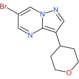 6-Bromo-3-(tetrahydro-2H-pyran-4-yl)pyrazolo[1,5-a]pyrimidine