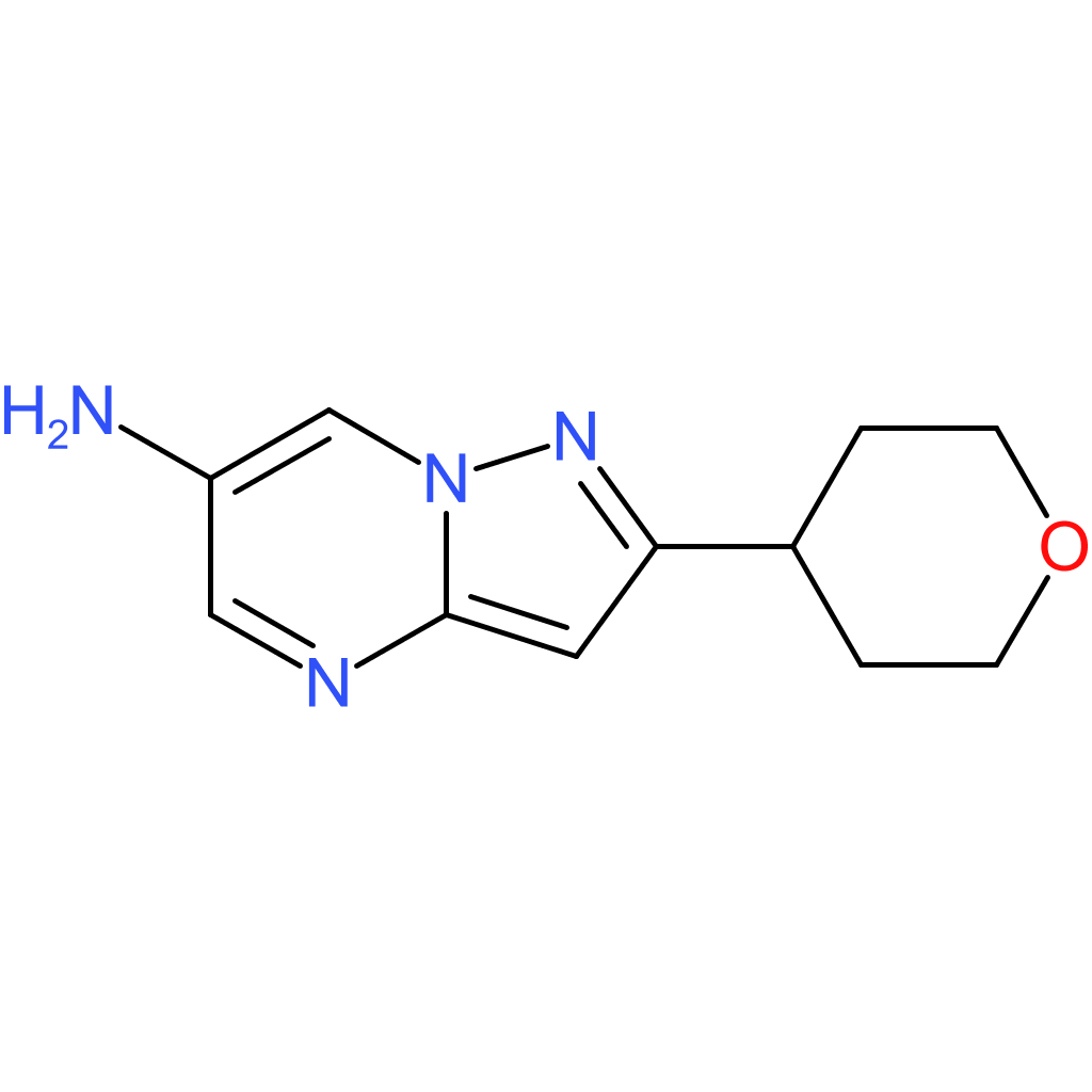 2-(Tetrahydro-2H-pyran-4-yl)pyrazolo[1,5-a]pyrimidin-6-amine
