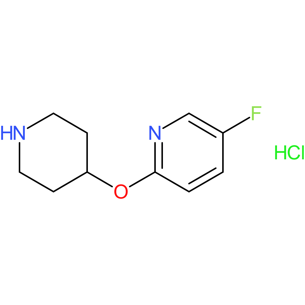 5-Fluoro-2-(piperidin-4-yloxy)pyridine hydrochloride