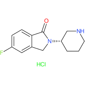 (S)-5-Fluoro-2-(piperidin-3-yl)isoindolin-1-one hydrochloride
