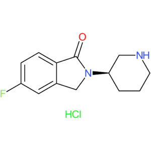 (R)-5-Fluoro-2-(piperidin-3-yl)isoindolin-1-one hydrochloride