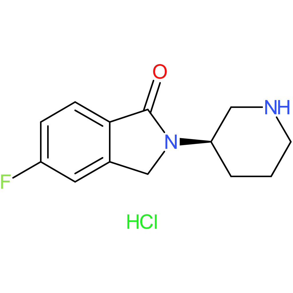 (R)-5-Fluoro-2-(piperidin-3-yl)isoindolin-1-one hydrochloride