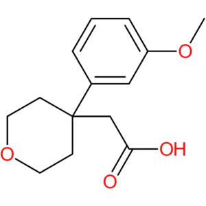 2-(4-(3-Methoxyphenyl)-tetrahydro-2H-pyran-4-yl)acetic acid