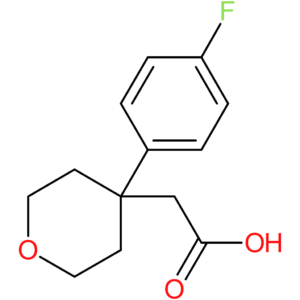 2-[4-(4-Fluorophenyl)-tetrahydro-2H-pyran-4-yl]acetic acid