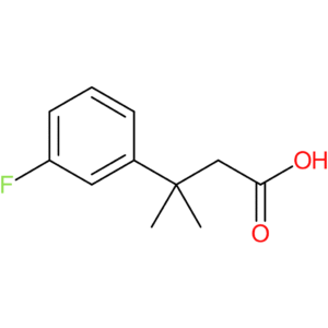 3-(3-Fluorophenyl)-3-methylbutanoic acid
