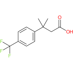3-Methyl-3-[4-(trifluoromethyl)phenyl]butanoic acid