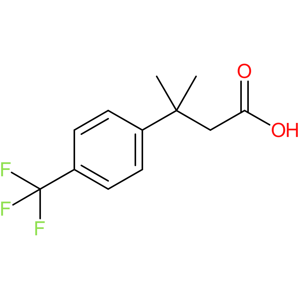 3-Methyl-3-[4-(trifluoromethyl)phenyl]butanoic acid