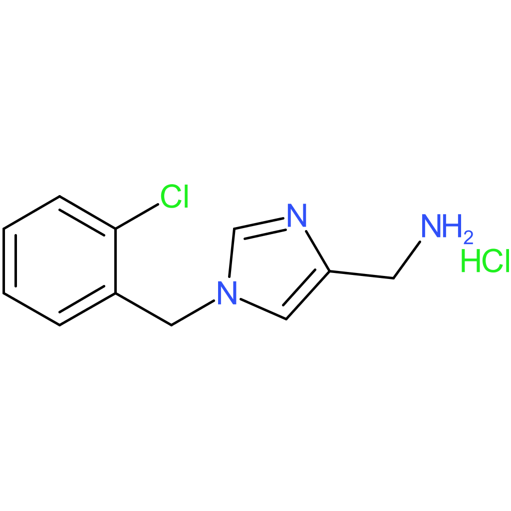 (1-(2-Chlorobenzyl)-1H-imidazol-4-yl)methanamine hydrochloride