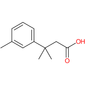 3-Methyl-3-m-tolylbutanoic acid