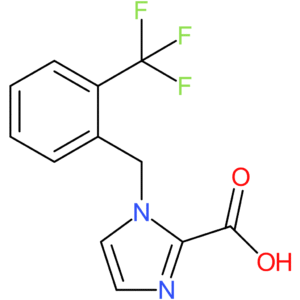 1-[2-(Trifluoromethyl)benzyl]-1H-imidazole-2-carboxylic acid