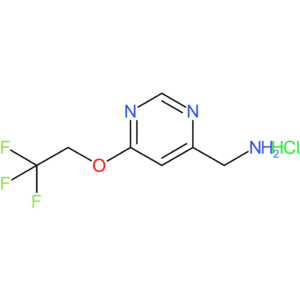[6-(2,2,2-Trifluoroethoxy)pyrimidin-4-yl]methanamine hydrochloride