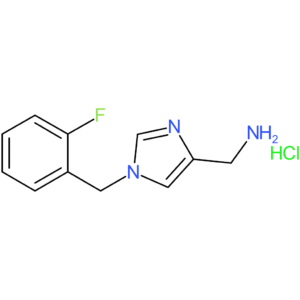[1-(2-Fluorobenzyl)-1H-imidazol-4-yl]methanamine hydrochloride