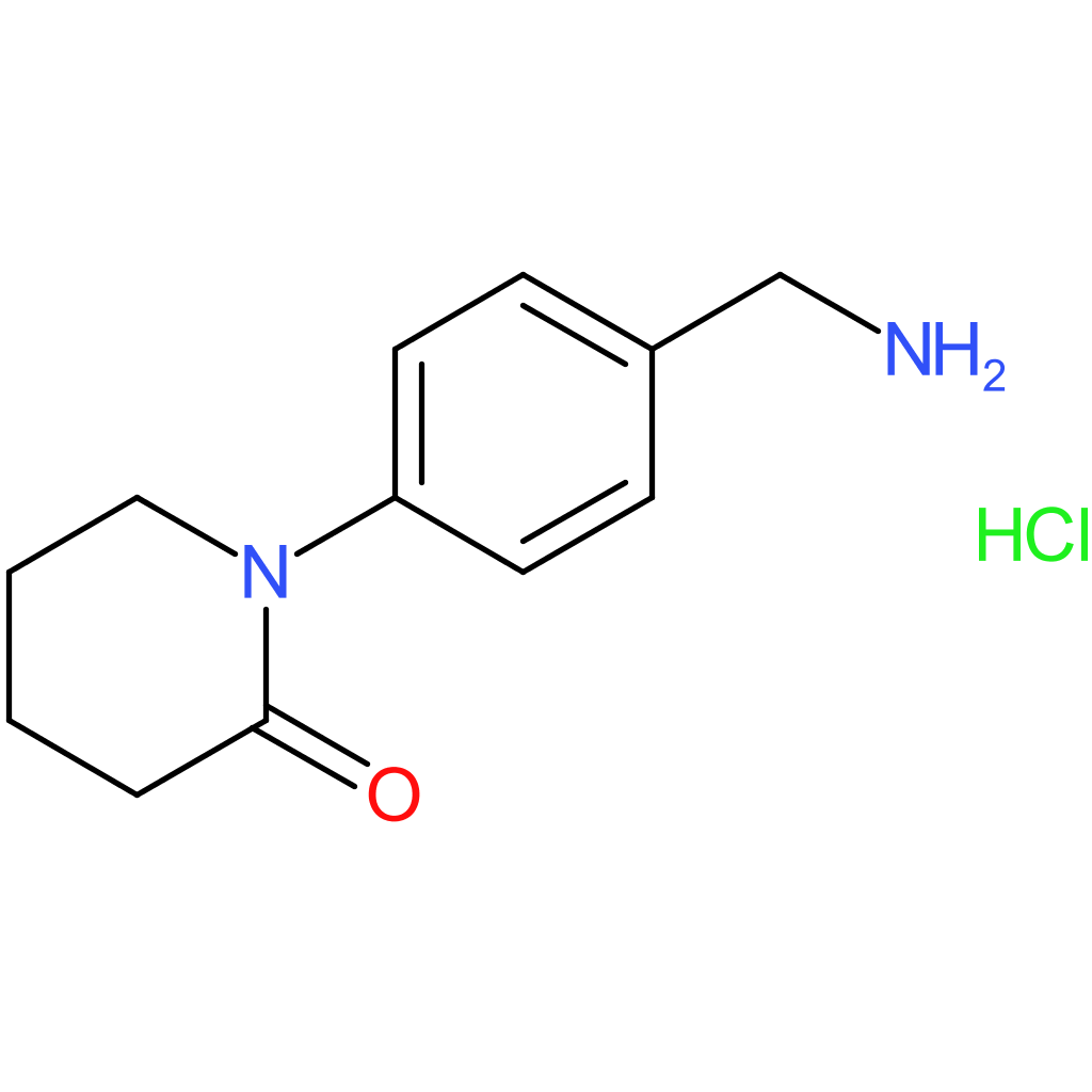 1-[4-(Aminomethyl)phenyl]piperidin-2-one hydrochloride