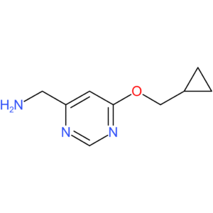 [6-(Cyclopropylmethoxy)pyrimidin-4-yl]methanamine