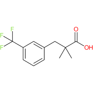 2,2-Dimethyl-3-[3-(trifluoromethyl)phenyl]propanoic acid