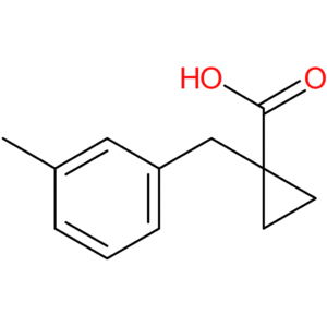 1-[(3-Methylphenyl)methyl]cyclopropane-1-carboxylic acid