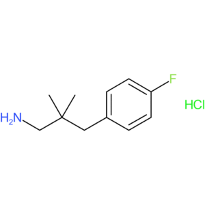 3-(4-Fluorophenyl)-2,2-dimethylpropan-1-amine hydrochloride