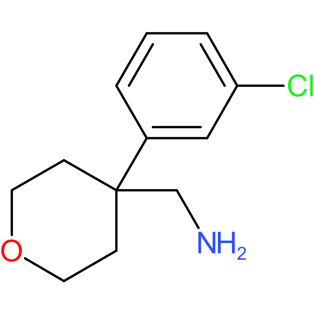 [4-(3-Chlorophenyl)-tetrahydro-2H-pyran-4-yl]methanamine