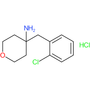 4-[(2-Chlorophenyl)methyl]oxan-4-amine hydrochloride