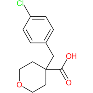 4-[(4-Chlorophenyl)methyl]oxane-4-carboxylic acid
