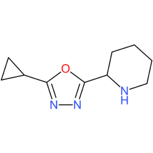 2-(5-Cyclopropyl-1,3,4-oxadiazol-2-yl)piperidine