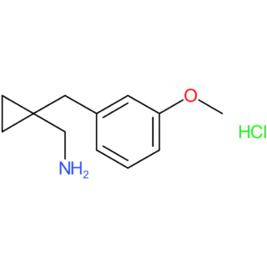 {1-[(3-Methoxyphenyl)methyl]cyclopropyl}methanamine hydrochloride