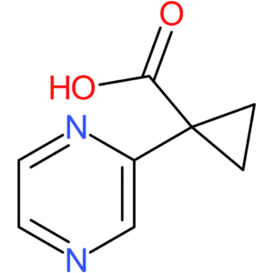 1-(Pyrazin-2-yl)cyclopropane-1-carboxylic acid