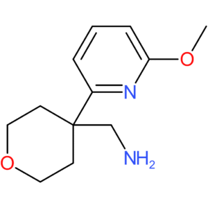 [4-(6-Methoxypyridin-2-yl)oxan-4-yl]methanamine