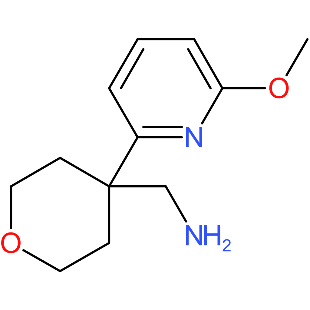 [4-(6-Methoxypyridin-2-yl)oxan-4-yl]methanamine