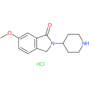 6-Methoxy-2-(piperidin-4-yl)-2,3-dihydro-1H-isoindol-1-one hydrochloride