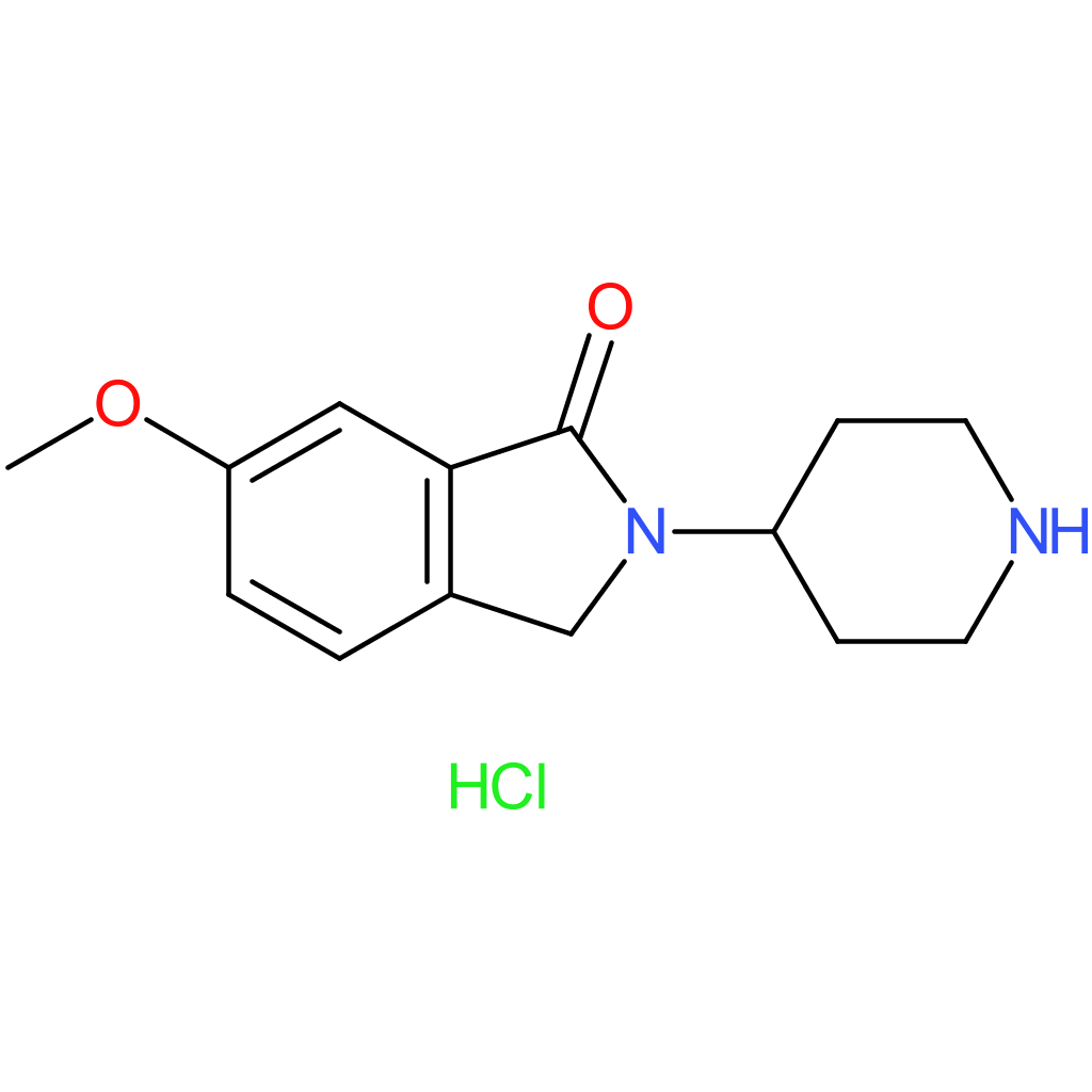 6-Methoxy-2-(piperidin-4-yl)-2,3-dihydro-1H-isoindol-1-one hydrochloride