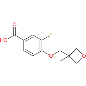 3-Fluoro-4-[(3-methyloxetan-3-yl)methoxy]benzoic acid